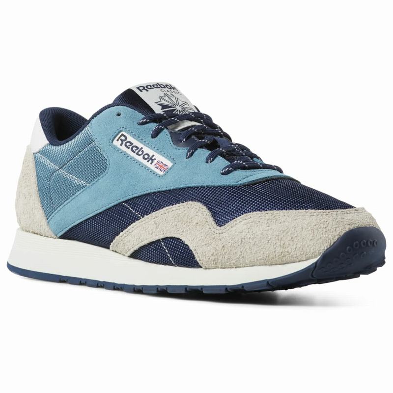 Reebok Classic Nylon Tenisky Panske - Modre/Námornícka Modrá FU9649WU